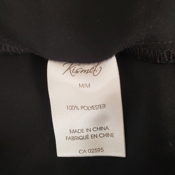 Kismet Black Button Up Blouse - Picture 7 of 7